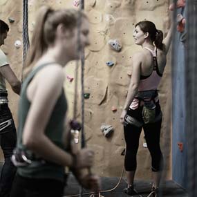 Commercial Photography High Sports Climbing Wall image