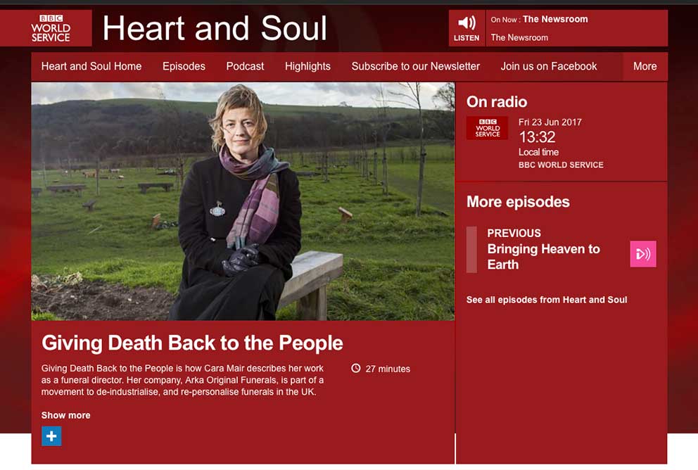 BBC Heart and sole article Giving death back to the people image